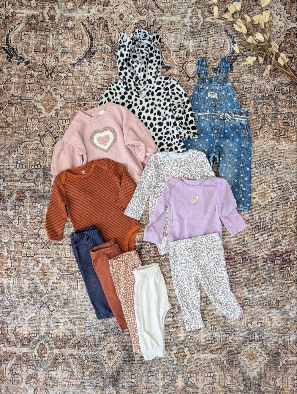 Baby girl Fall / Winter bundle 9m